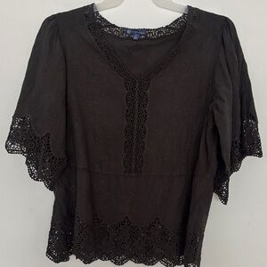Beautifully textured grey Women's Top